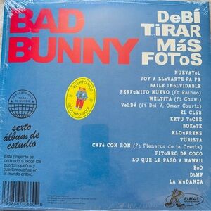 Bad Bunny- DeBi TiRAR MaS FOToS Vinyl Album